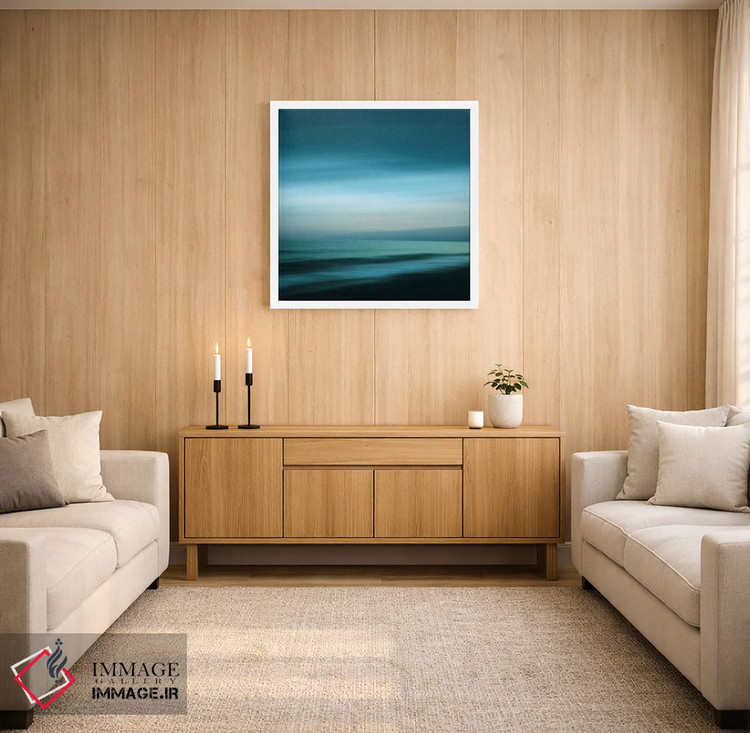 تابلو انتزاعی چشم انداز رویایی ۱ اثر لنا وایسبک - D2W