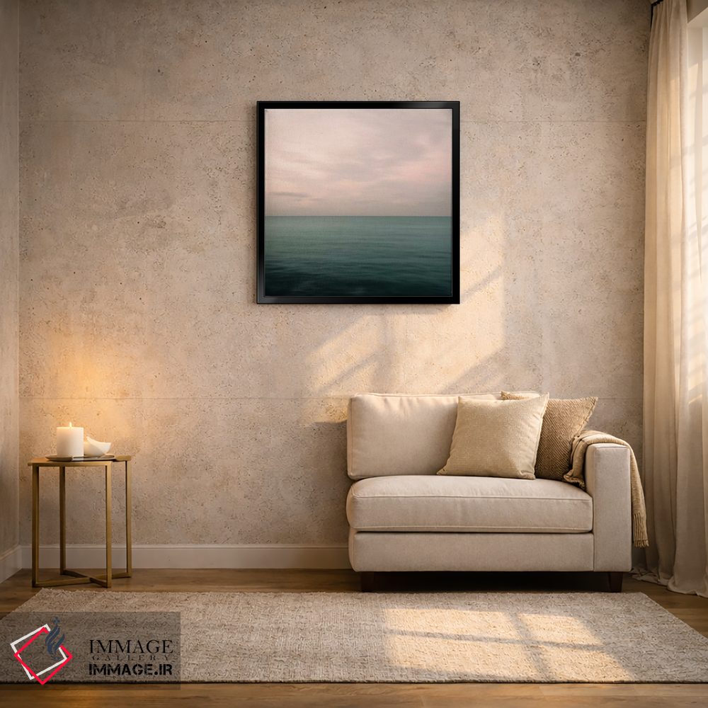 تابلو مدرن منظره دریا و آسمان اثر لنا وایسبک - D4B