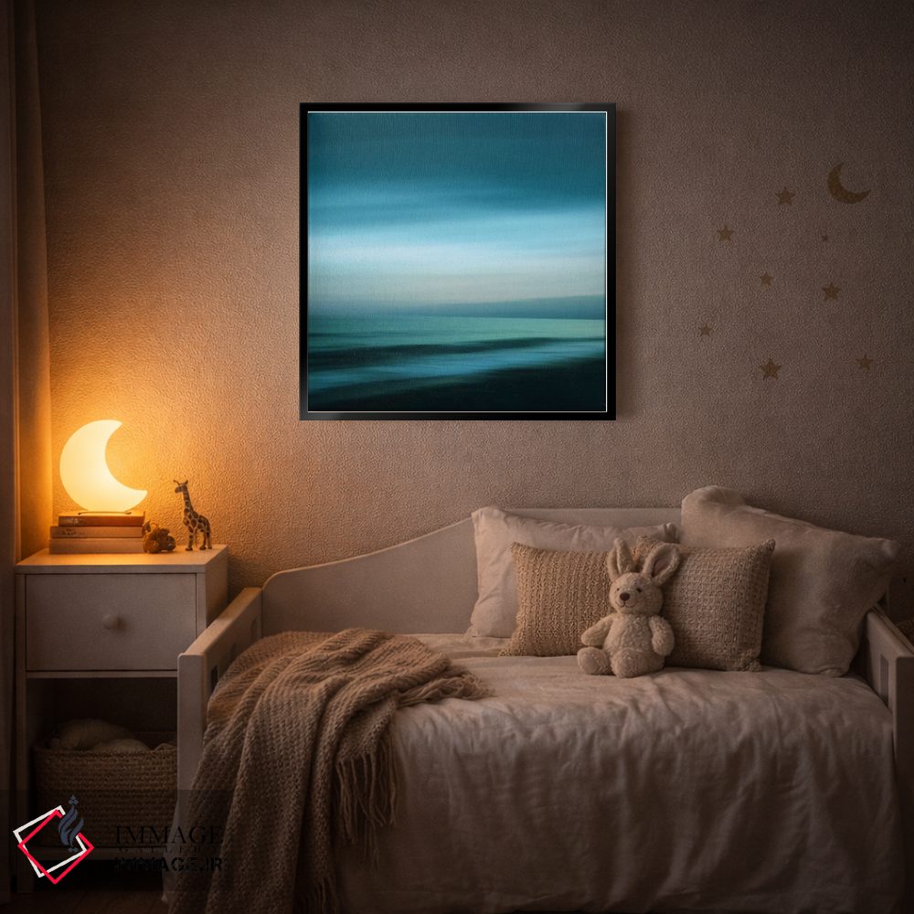 تابلو انتزاعی چشم انداز رویایی ۱ اثر لنا وایسبک - D3B