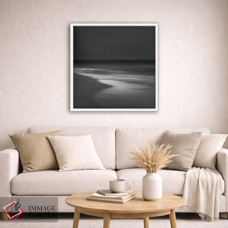 تابلو انتزاعی گرگ ومیش اثر لنا وایسبک - D1W