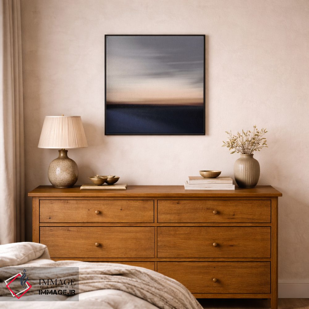 تابلو انتزاعی چشم انداز رویایی ۱۳ اثر لنا وایسبک - D2B