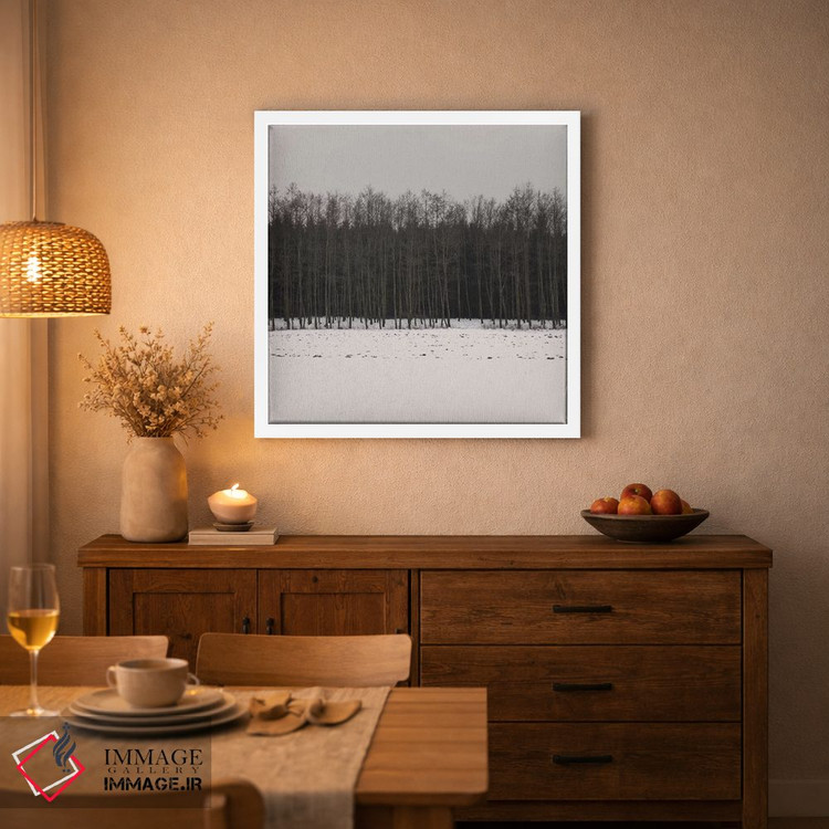 تابلو دکوراتیو جنگل های زمستانی اثر لنا وایسبک - D3W