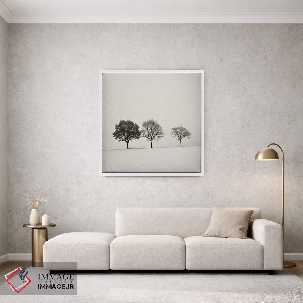 تابلو دکوراتیو سه درخت اثر لنا وایسبک - D1W