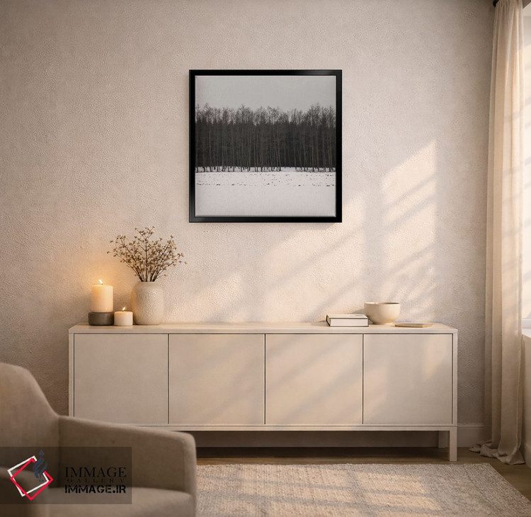 تابلو دکوراتیو جنگل های زمستانی اثر لنا وایسبک - D5B