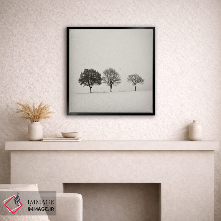 تابلو دکوراتیو سه درخت اثر لنا وایسبک - D2B