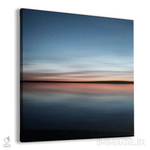 تابلو دکوراتیو آنجا که دریا با آسمان تلاقی می کند اثر لنا وایسبک - نمای پرسپکتیو محصول