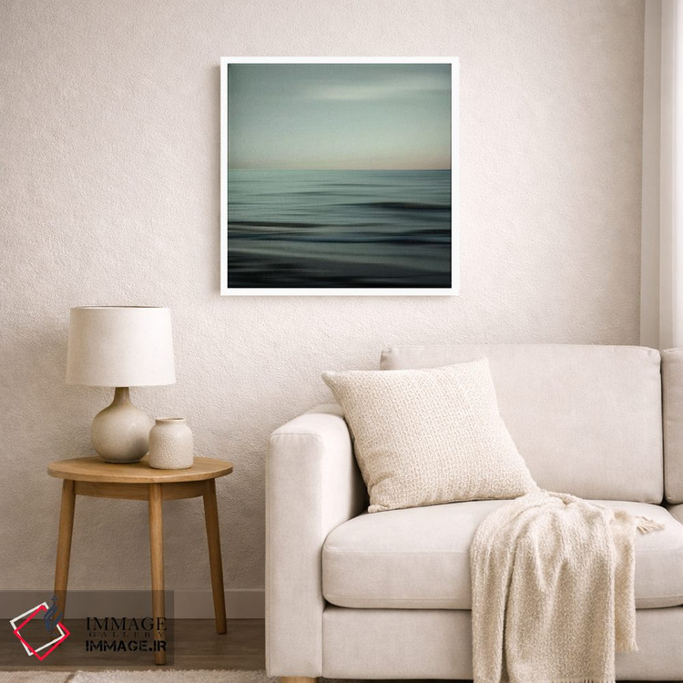 تابلو انتزاعی موج های آرامش اثر لنا وایسبک - D5W