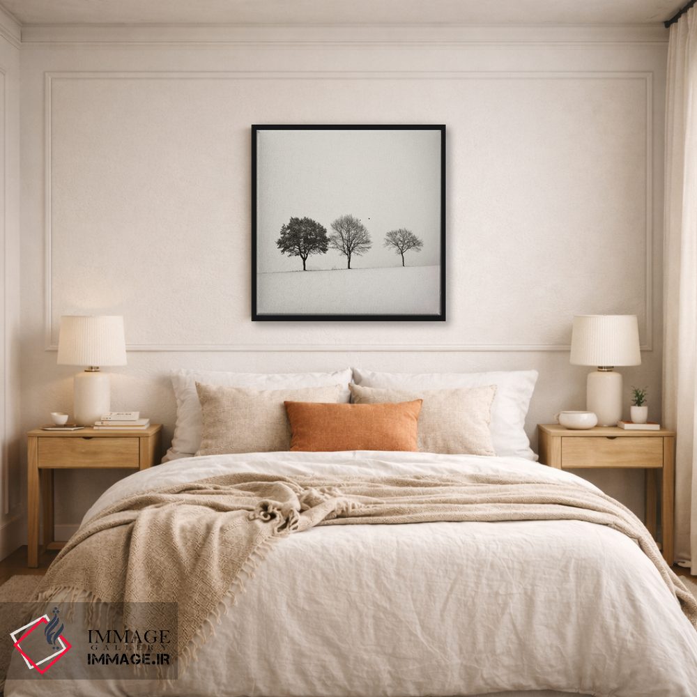 تابلو دکوراتیو سه درخت اثر لنا وایسبک - D6B