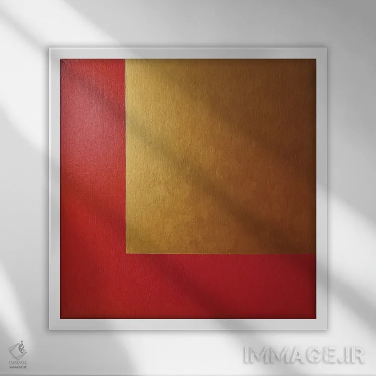 تابلو دکوراتیو عشق بخش اول اثر آلا گرانده - نمای قابدار سفید