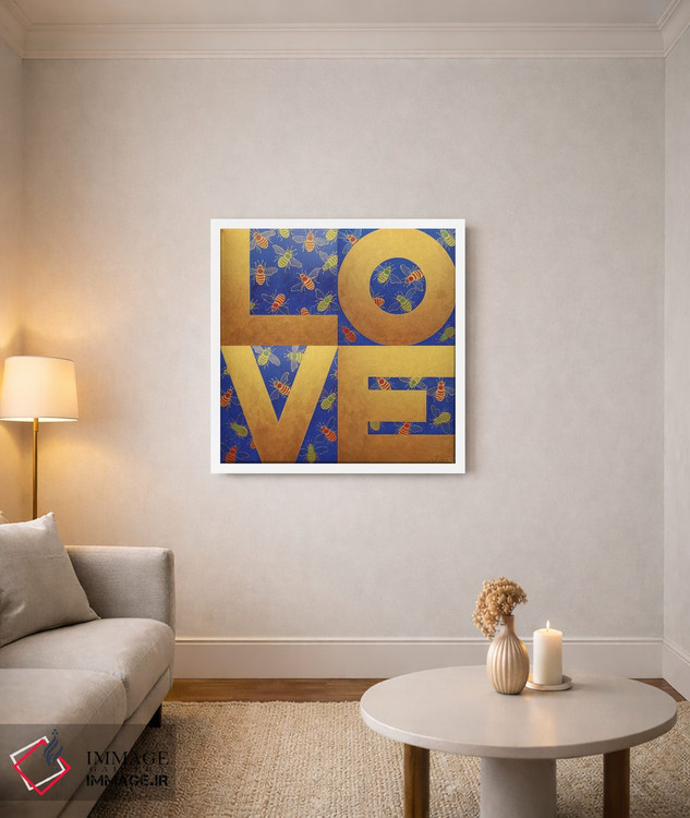 تابلو دکوراتیو عشق زنبورها اثر آلا گرانده - D4W