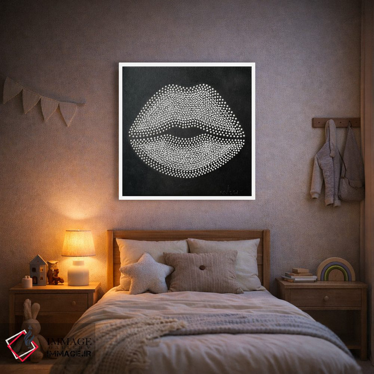 تابلو دکوراتیو بوسه ستارگان اثر آلا گرانده - D1W