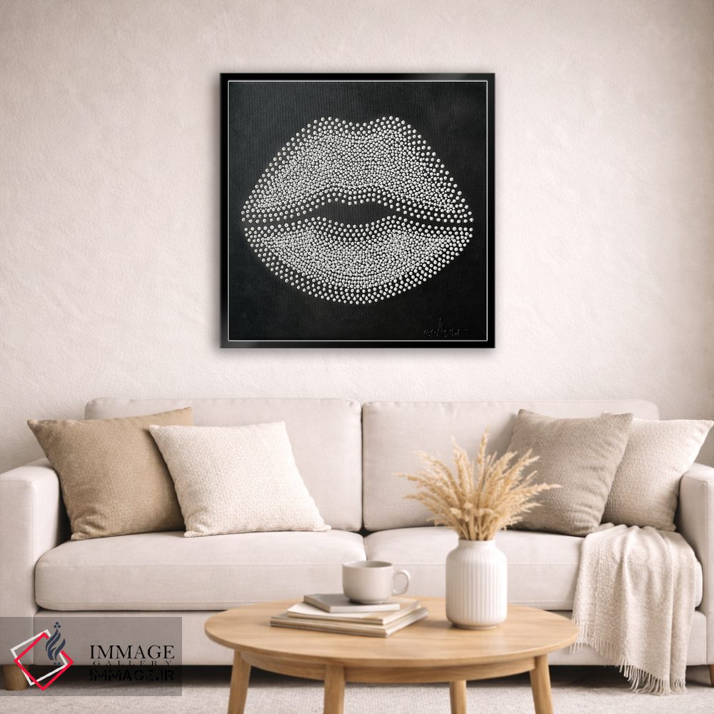 تابلو دکوراتیو بوسه ستارگان اثر آلا گرانده - D5B
