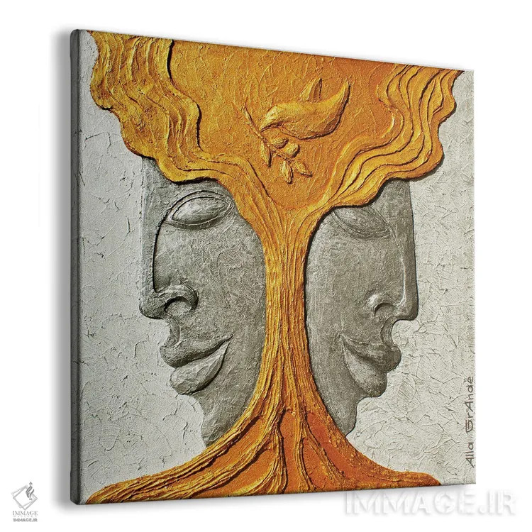 تابلو دکوراتیو درخت صلح اثر آلا گرانده - نمای پرسپکتیو محصول