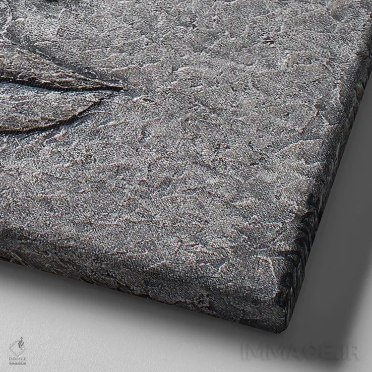 تابلو دکوراتیو درخت عشق اثر آلا گرانده - نمای نزدیک بافت بوم