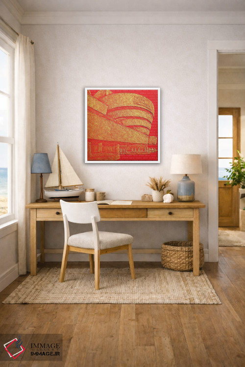 تابلو دکوراتیو موزه سولومون گوگنهایم اثر آلا گرانده - D3W