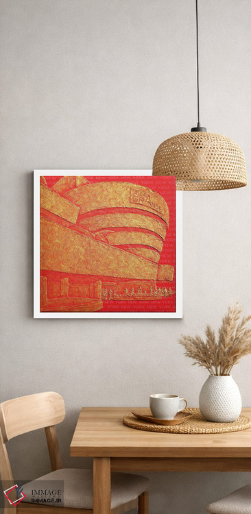 تابلو دکوراتیو موزه سولومون گوگنهایم اثر آلا گرانده - D4W