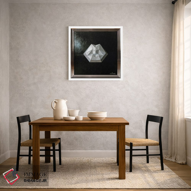 تابلو دکوراتیو لب های الماسی اثر آلا گرانده - D2W