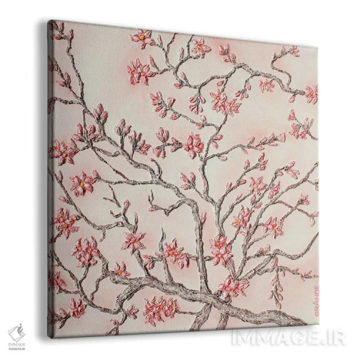 تابلو دکوراتیو درخت بادام اثر آلا گرانده - نمای پرسپکتیو محصول