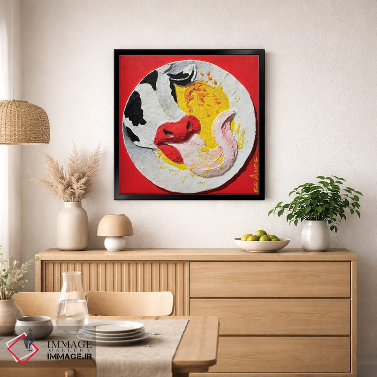 تابلو دکوراتیو زبان گوساله با سس تند اثر آلا گرانده - D1B