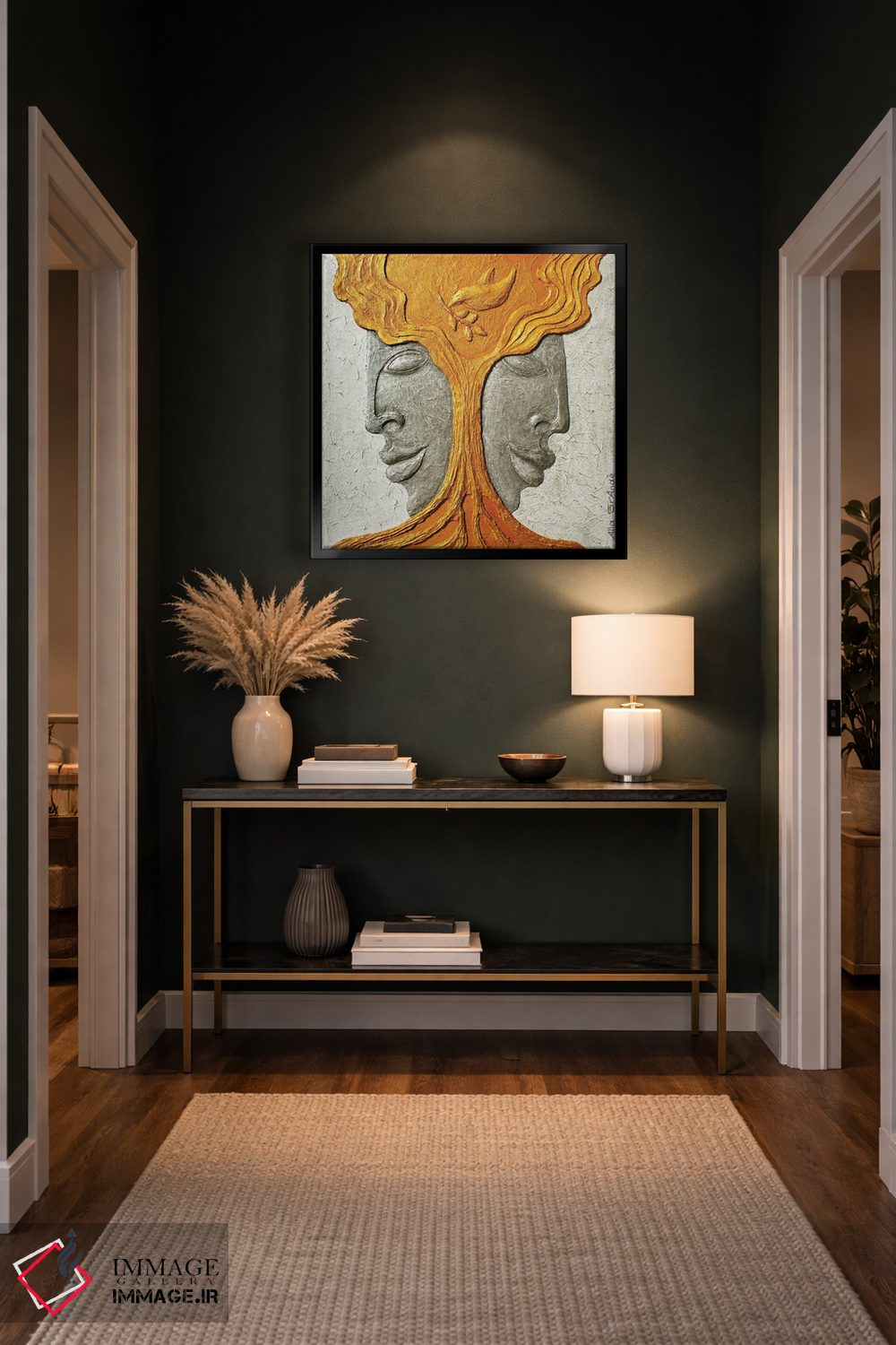 تابلو دکوراتیو درخت صلح اثر آلا گرانده - D6B