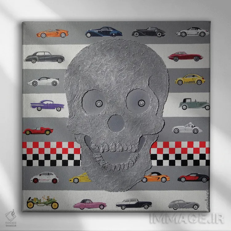 تابلو دکوراتیو الان بران اثر آلا گرانده - نمای روبهرو روی دیوار