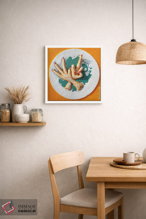 تابلو دکوراتیو پای مرغ با سس شیرین و ترش اثر آلا گرانده - D1W
