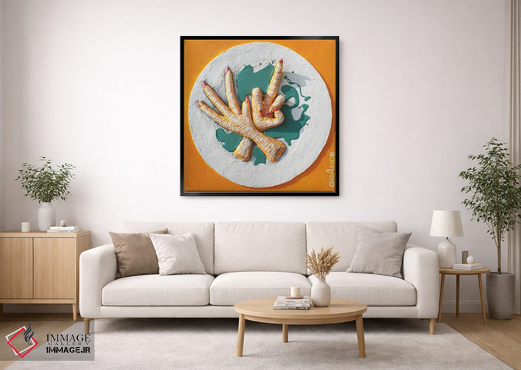 تابلو دکوراتیو پای مرغ با سس شیرین و ترش اثر آلا گرانده - D2B