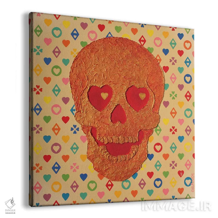 تابلو دکوراتیو اکنون عشق بورز اثر آلا گرانده - نمای پرسپکتیو محصول