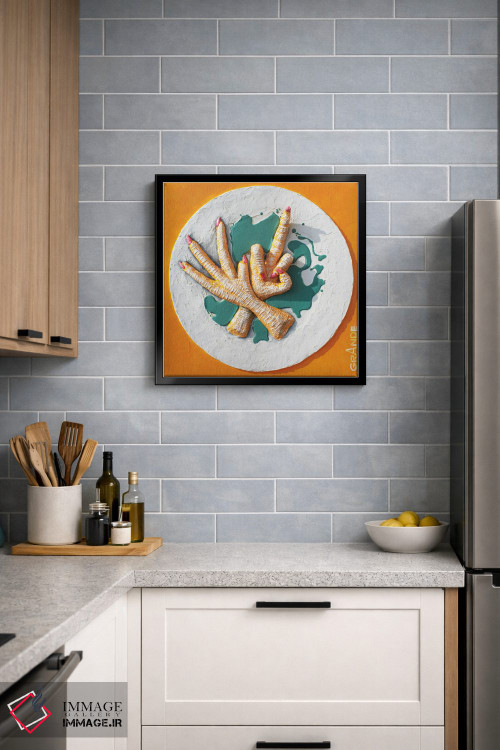 تابلو دکوراتیو پای مرغ با سس شیرین و ترش اثر آلا گرانده - D6B