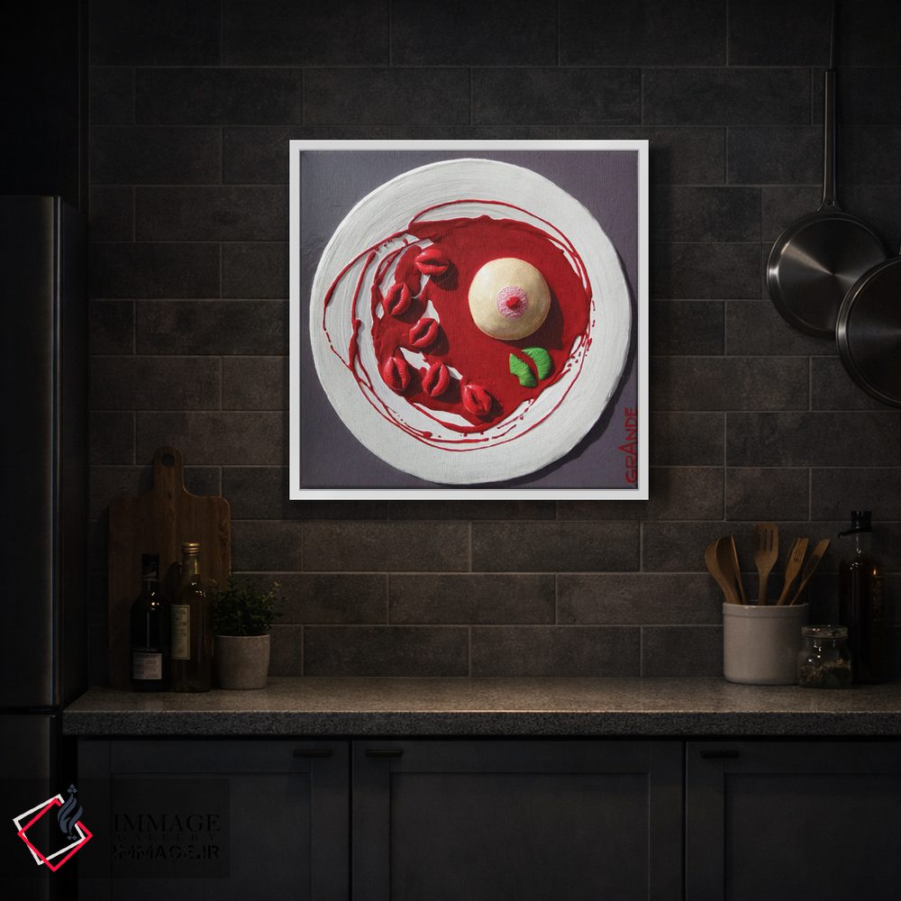 تابلو دکوراتیو پننا کوتا با سس تمشک اثر آلا گرانده - D2W