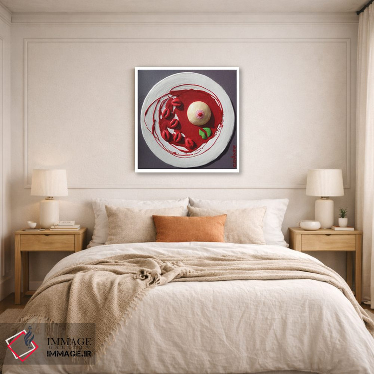 تابلو دکوراتیو پننا کوتا با سس تمشک اثر آلا گرانده - D5W