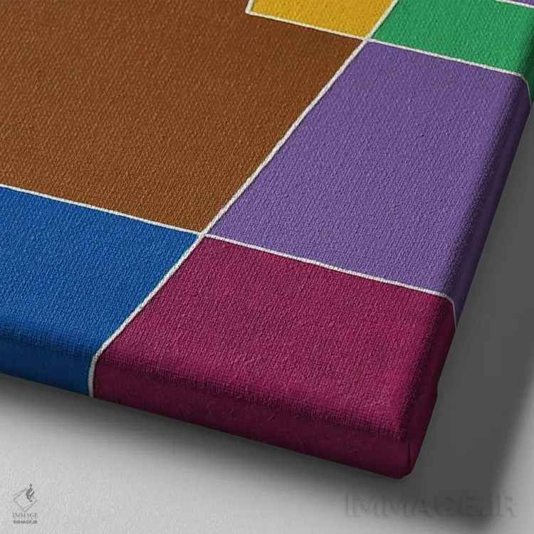 تابلو دکوراتیو تنها چیزی که نیاز داری عشق است اثر آلا گرانده - نمای نزدیک بافت بوم