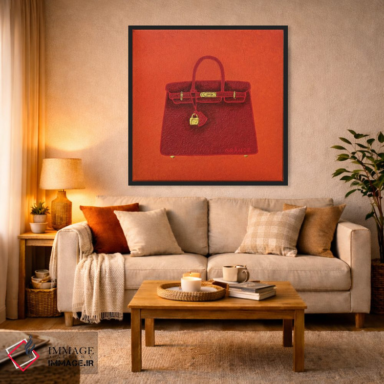 تابلو دکوراتیو برکین هرمس اثر آلا گرانده - D5B