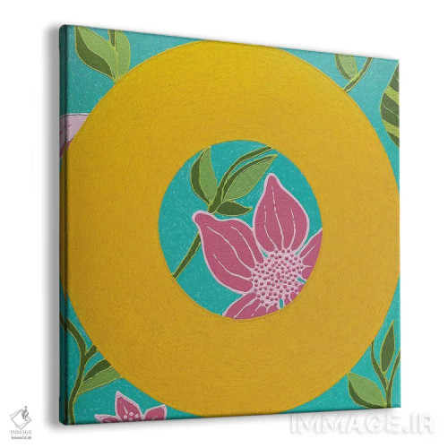 تابلو دکوراتیو گل های عاشقانه ۲ اثر آلا گرانده - نمای پرسپکتیو محصول