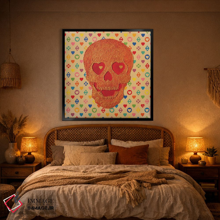 تابلو دکوراتیو اکنون عشق بورز اثر آلا گرانده - D1B