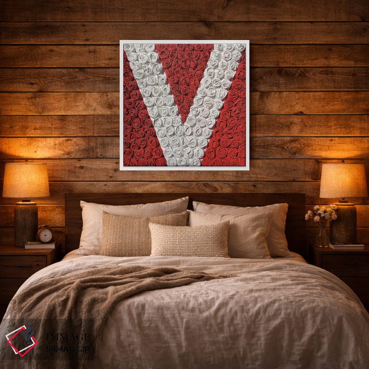 تابلو دکوراتیو رز عاشقانه ۳ اثر آلا گرانده - D2W