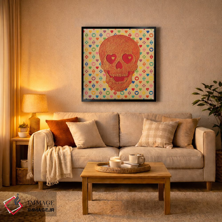 تابلو دکوراتیو اکنون عشق بورز اثر آلا گرانده - D2B