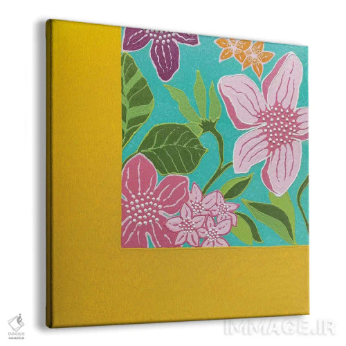 تابلو دکوراتیو گل های عاشقانه ۱ اثر آلا گرانده - نمای پرسپکتیو محصول