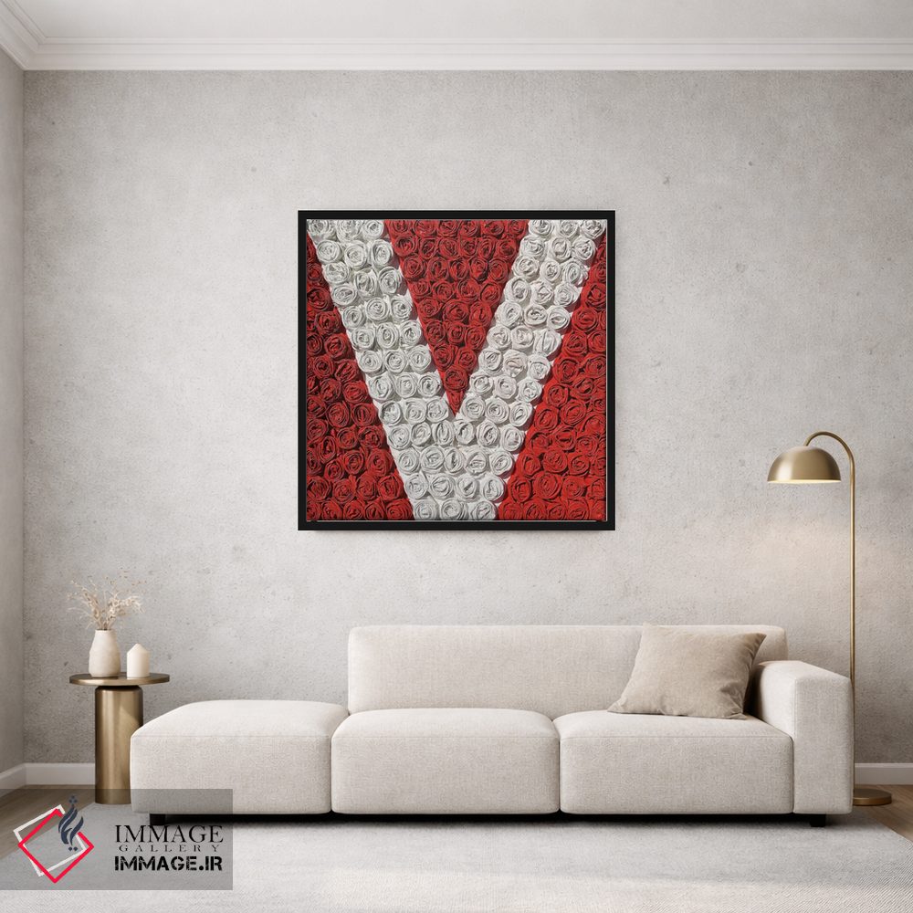تابلو دکوراتیو رز عاشقانه ۳ اثر آلا گرانده - D1B