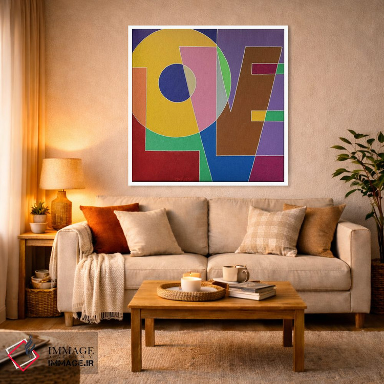 تابلو دکوراتیو تنها چیزی که نیاز داری عشق است اثر آلا گرانده - D2W