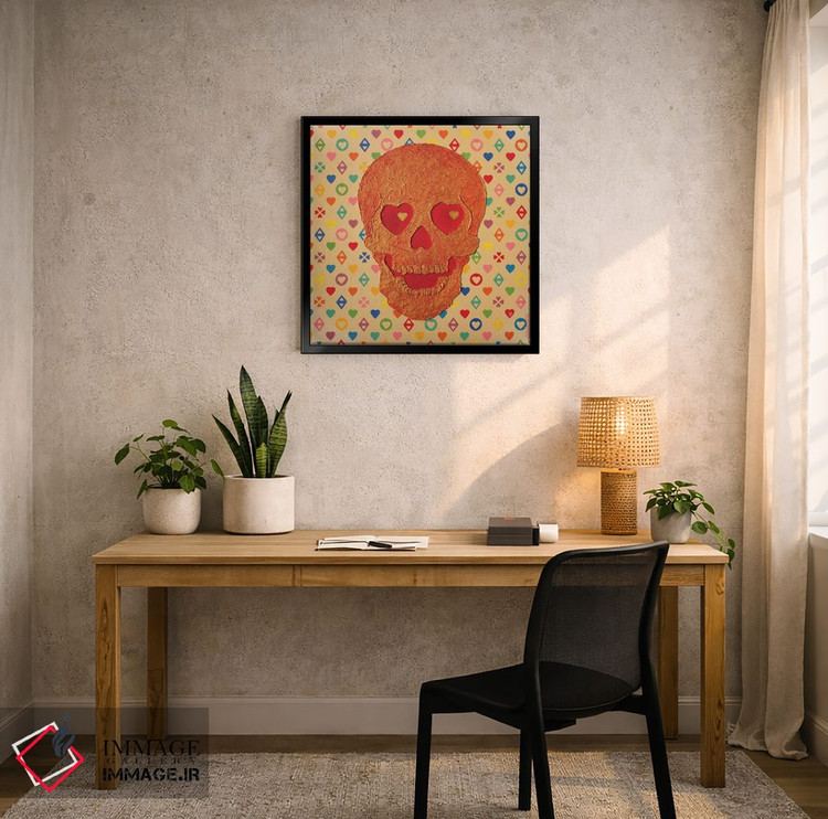 تابلو دکوراتیو اکنون عشق بورز اثر آلا گرانده - D5B