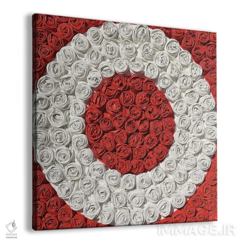 تابلو دکوراتیو رز عاشقانه ۲ اثر آلا گرانده - نمای پرسپکتیو محصول