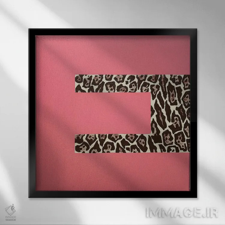 تابلو دکوراتیو حیوانات عاشقانه ۴ اثر آلا گرانده - نمای قابدار مشکی