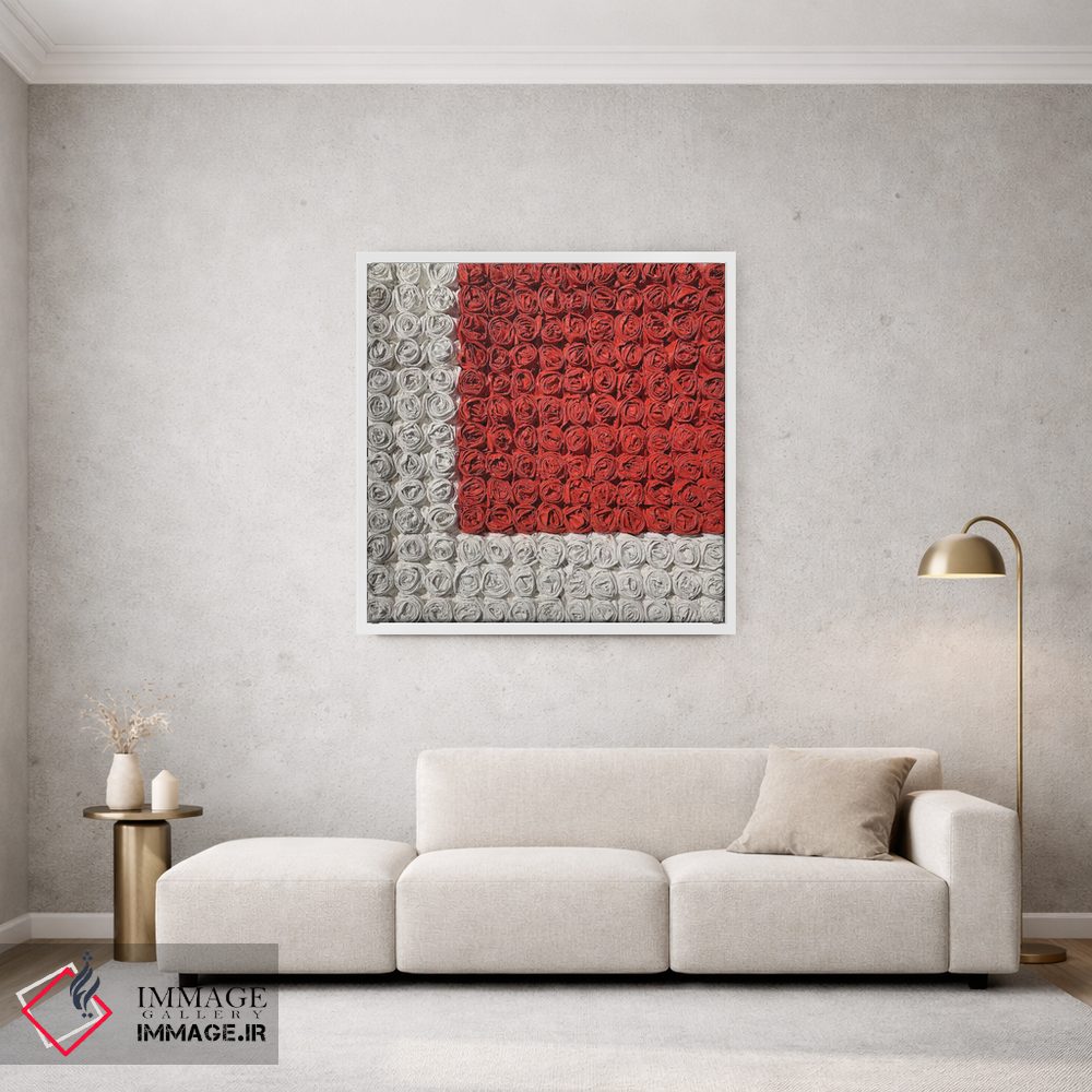 تابلو دکوراتیو رز عاشقانه ۱ اثر آلا گرانده - D1W