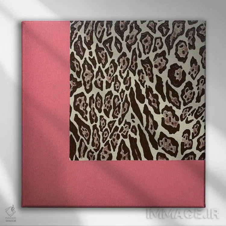 تابلو دکوراتیو حیوانات عاشقانه ۱ اثر آلا گرانده - نمای روبهرو روی دیوار