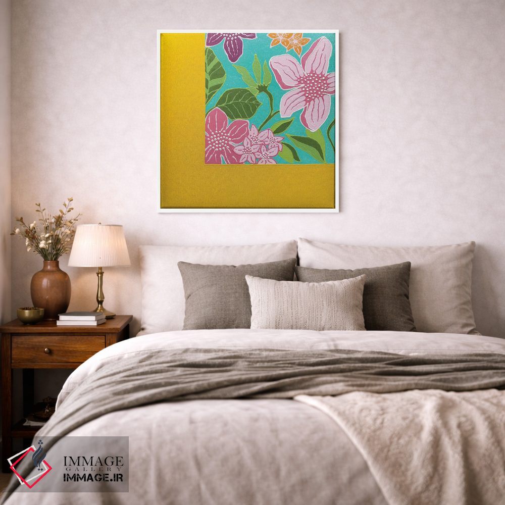 تابلو دکوراتیو گل های عاشقانه ۱ اثر آلا گرانده - D1W