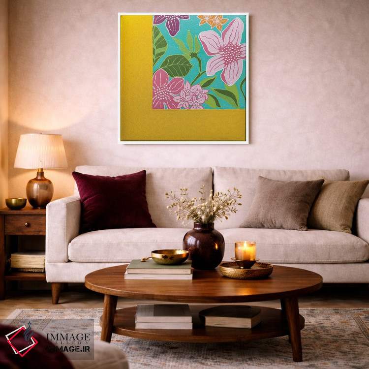 تابلو دکوراتیو گل های عاشقانه ۱ اثر آلا گرانده - D2W