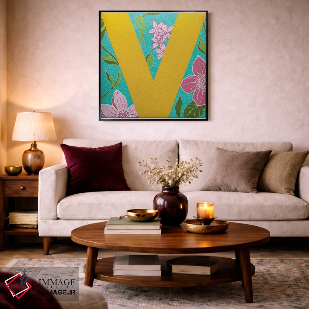 تابلو دکوراتیو گل های عاشقانه ۳ اثر آلا گرانده - D3B