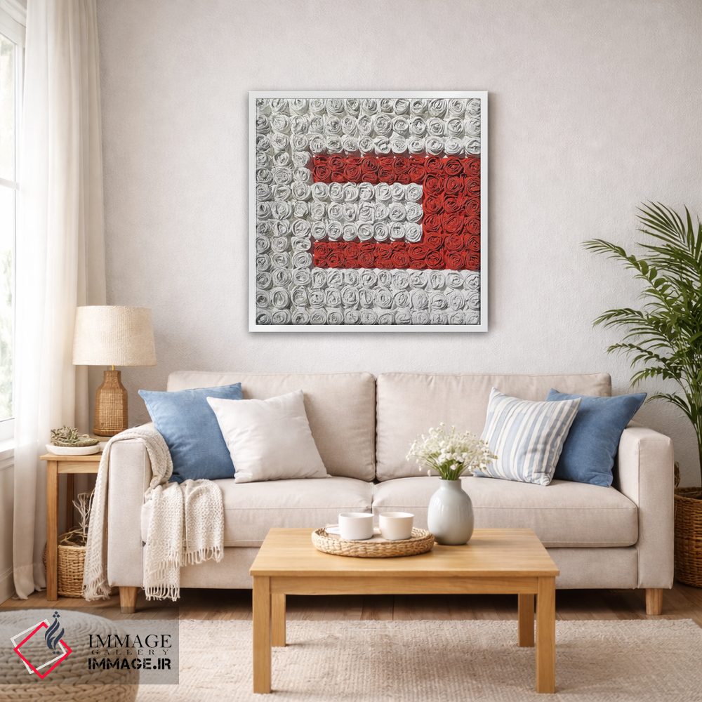 تابلو دکوراتیو رز عاشقانه ۴ اثر آلا گرانده - D4W