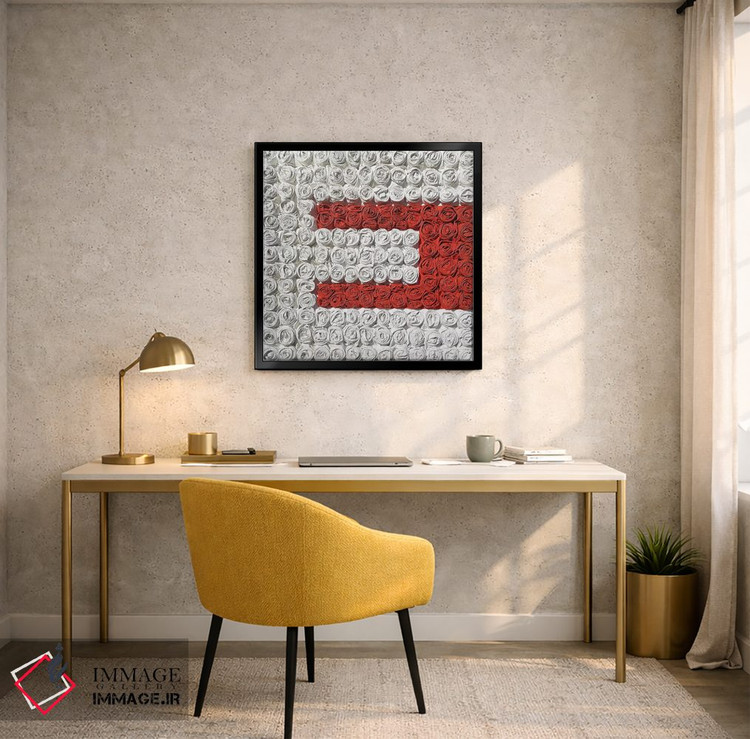 تابلو دکوراتیو رز عاشقانه ۴ اثر آلا گرانده - D5B